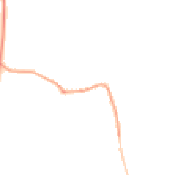 Night-time road noise heatmap for SP4 8AN