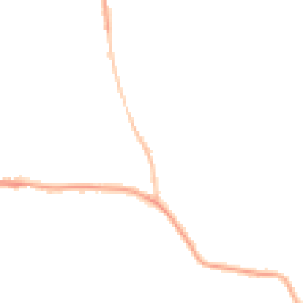 Night-time road noise heatmap for SP4 8DJ