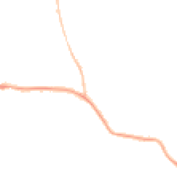 Night-time road noise heatmap for SP4 8DQ