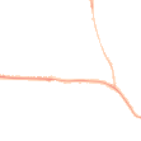 Night-time road noise heatmap for SP4 8DU