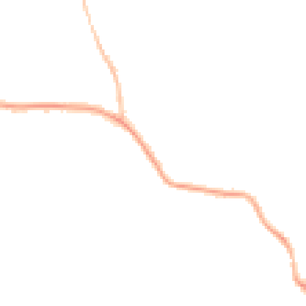 Night-time road noise heatmap for SP4 8DW