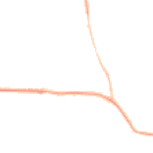Night-time road noise heatmap for SP4 8DZ