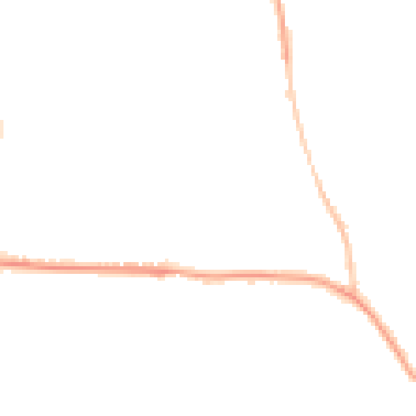Night-time road noise heatmap for SP4 8EA