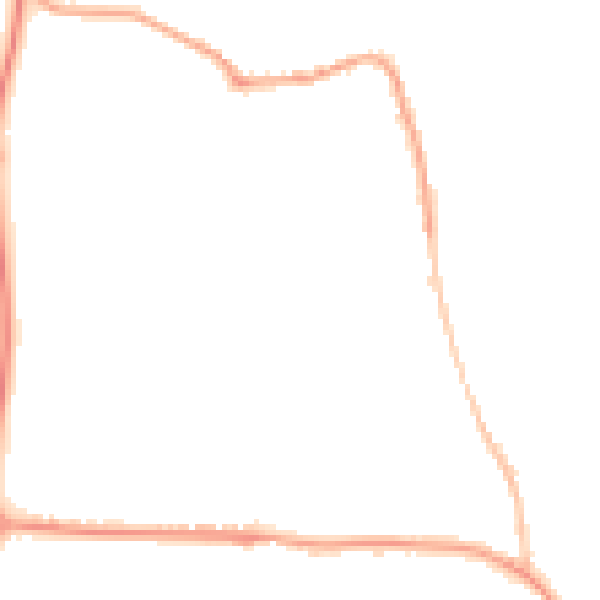 Night-time road noise heatmap for SP4 8EJ