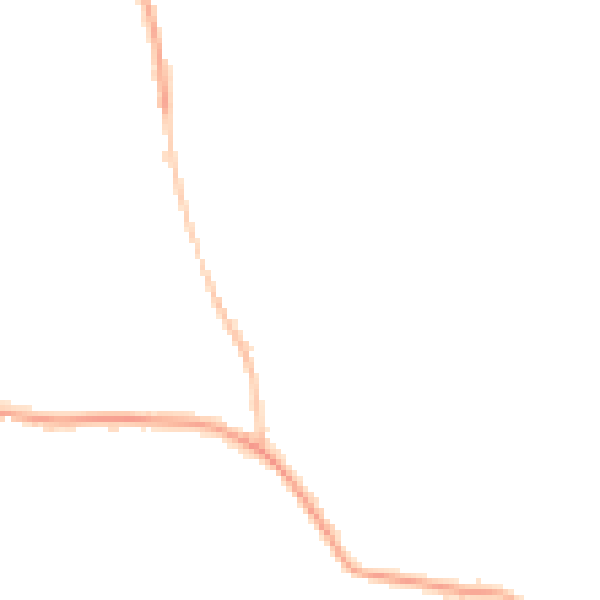 Night-time road noise heatmap for SP4 8EP