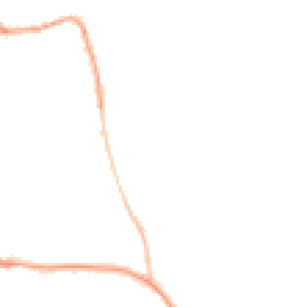 Night-time road noise heatmap for SP4 8ER