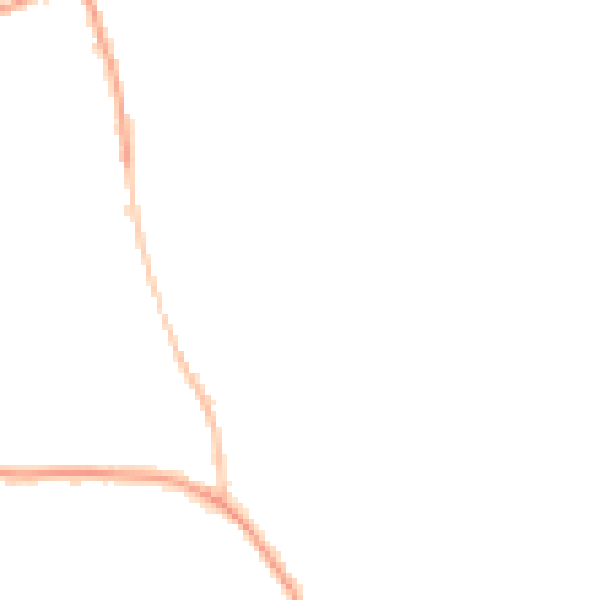 Night-time road noise heatmap for SP4 8ET