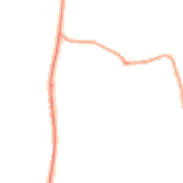 Night-time road noise heatmap for SP4 8FG