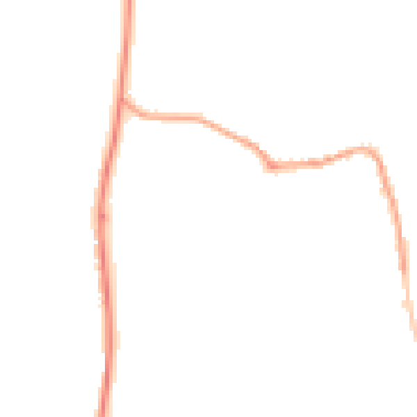 Night-time road noise heatmap for SP4 8FH
