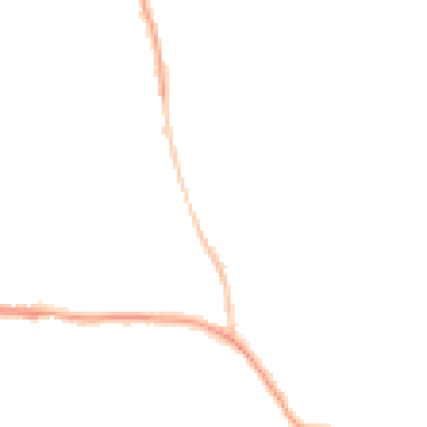 Night-time road noise heatmap for SP4 8GQ