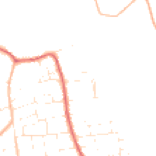 Daytime road noise heatmap for SP4 8HJ