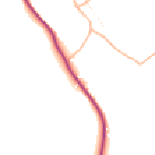 Daytime road noise heatmap for SP4 8LE