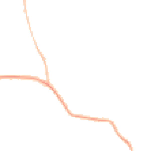 Night-time road noise heatmap for SP4 8LH