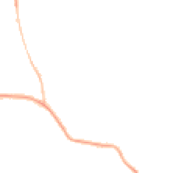 Night-time road noise heatmap for SP4 8ND
