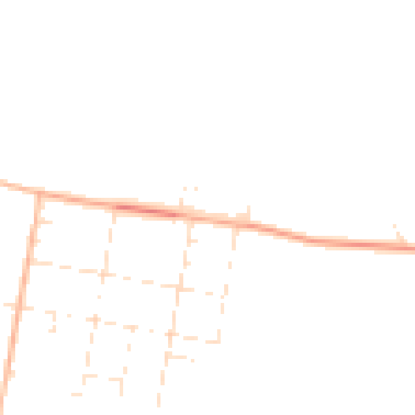 Daytime road noise heatmap for SP4 8PY