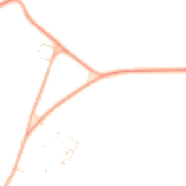 Daytime road noise heatmap for SP4 9AY