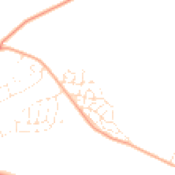 Daytime road noise heatmap for SP4 9FH