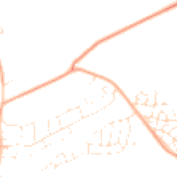 Daytime road noise heatmap for SP4 9HA