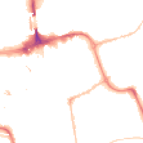 Night-time road noise heatmap for SR1 1BU