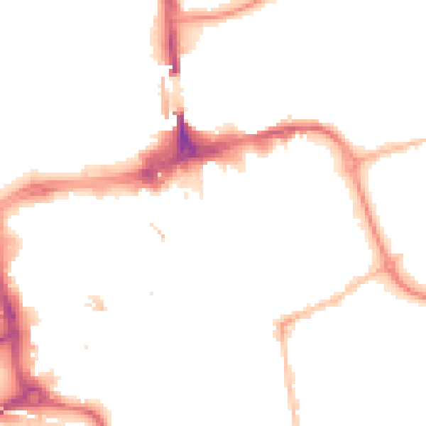 Night-time road noise heatmap for SR1 1SJ