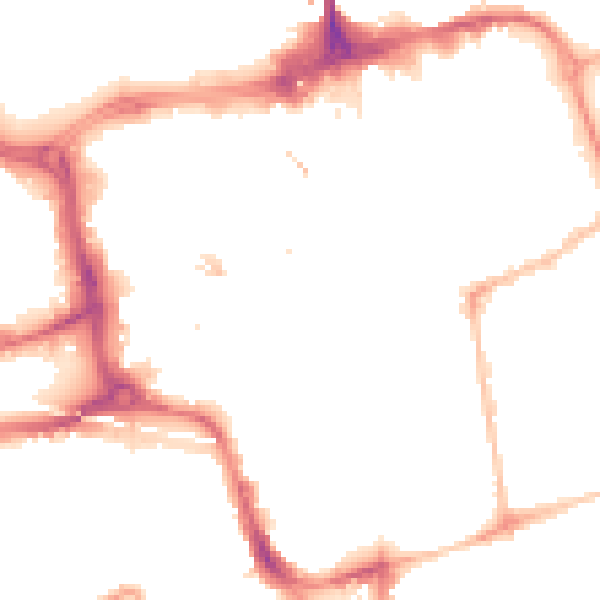 Night-time road noise heatmap for SR1 3JE