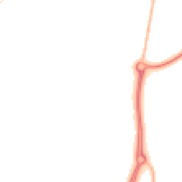 Night-time road noise heatmap for SR2 0FH
