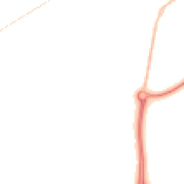Night-time road noise heatmap for SR2 0FJ