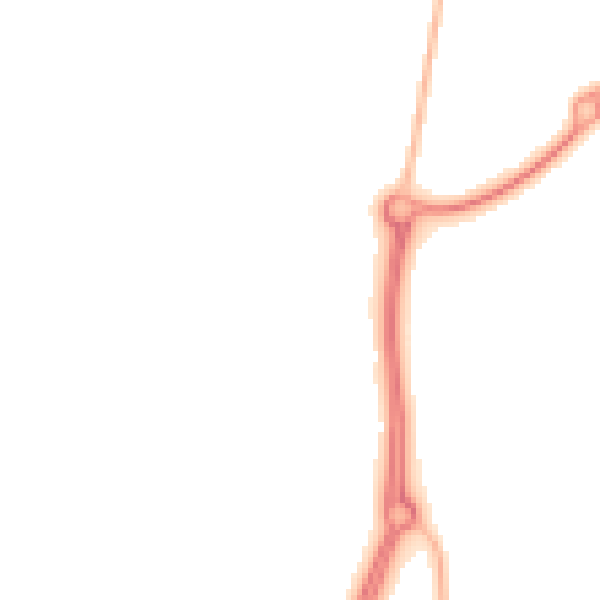 Night-time road noise heatmap for SR2 0FQ