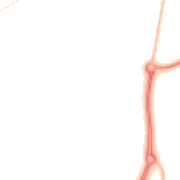 Night-time road noise heatmap for SR2 0FW