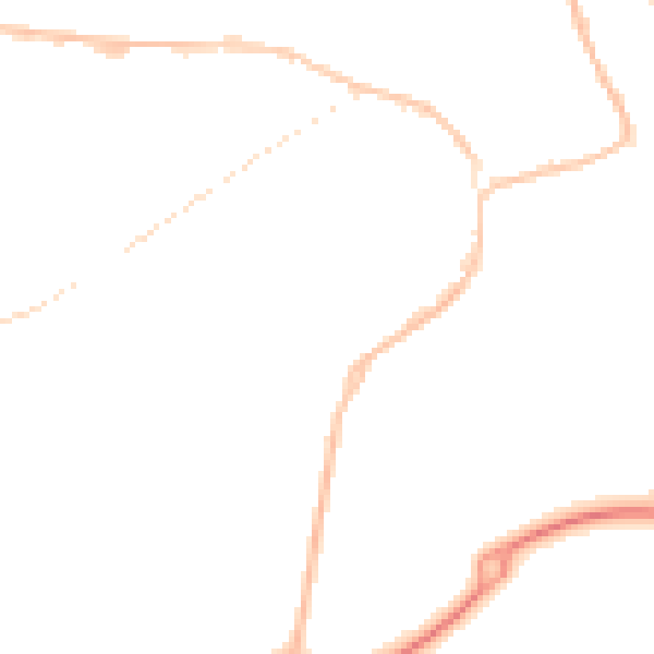 Night-time road noise heatmap for SR2 0NZ