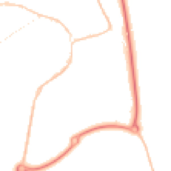 Night-time road noise heatmap for SR2 0QF