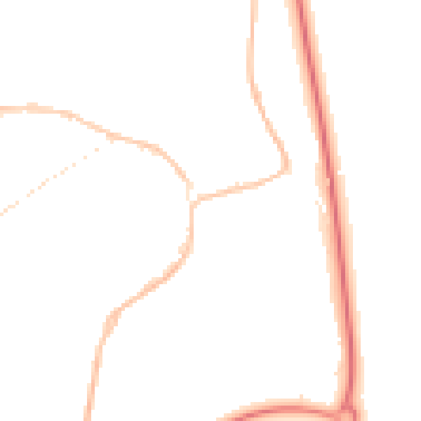 Night-time road noise heatmap for SR2 0QU