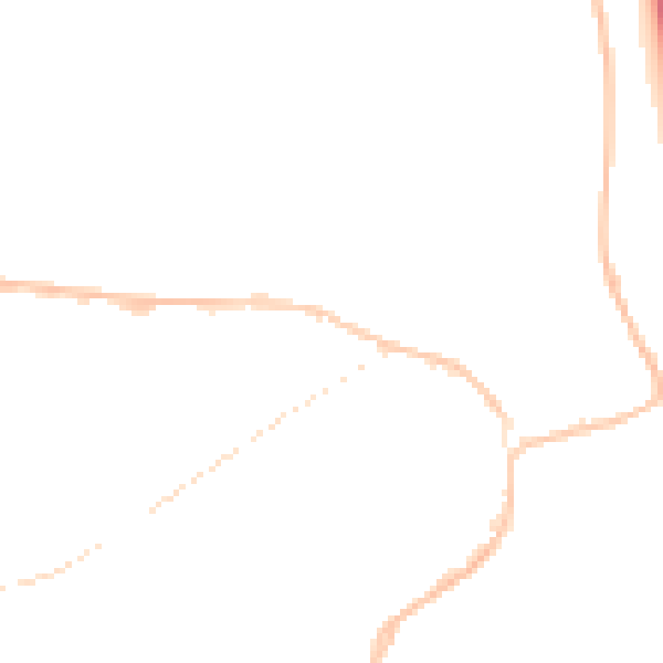 Night-time road noise heatmap for SR2 0RN