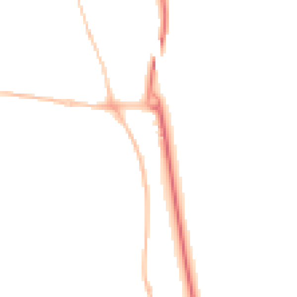 Night-time road noise heatmap for SR2 0SZ