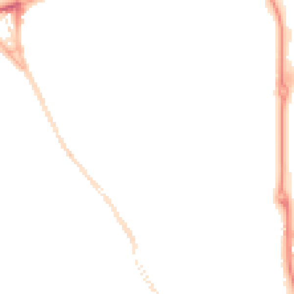 Night-time road noise heatmap for SR2 8JG