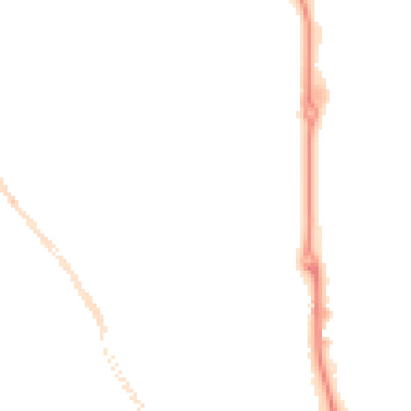 Night-time road noise heatmap for SR2 8PH