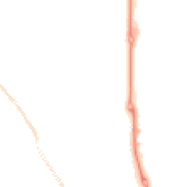 Night-time road noise heatmap for SR2 8PQ