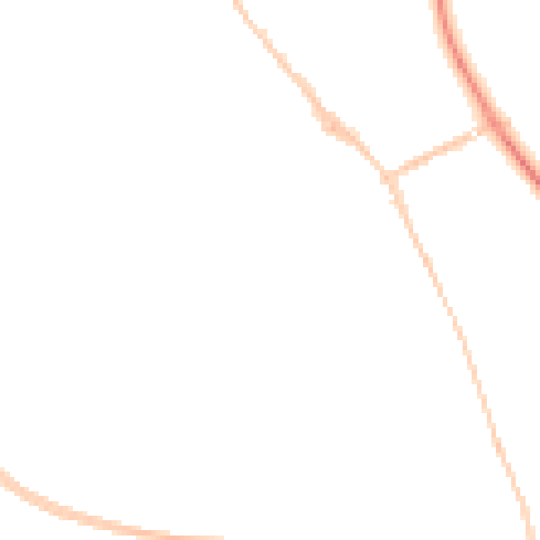 Night-time road noise heatmap for SR2 9PW