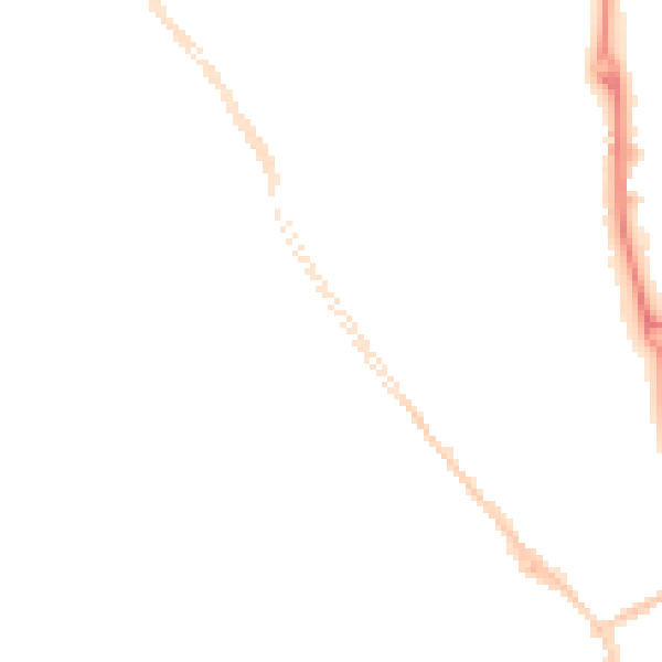 Night-time road noise heatmap for SR2 9QZ
