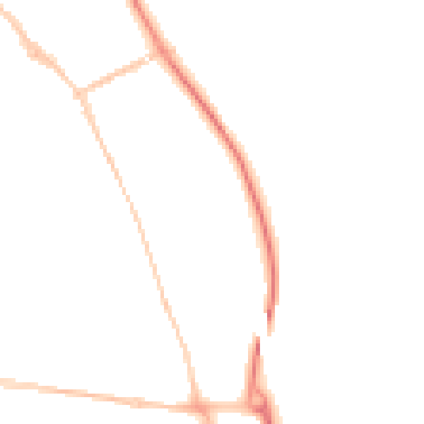 Night-time road noise heatmap for SR2 9SJ