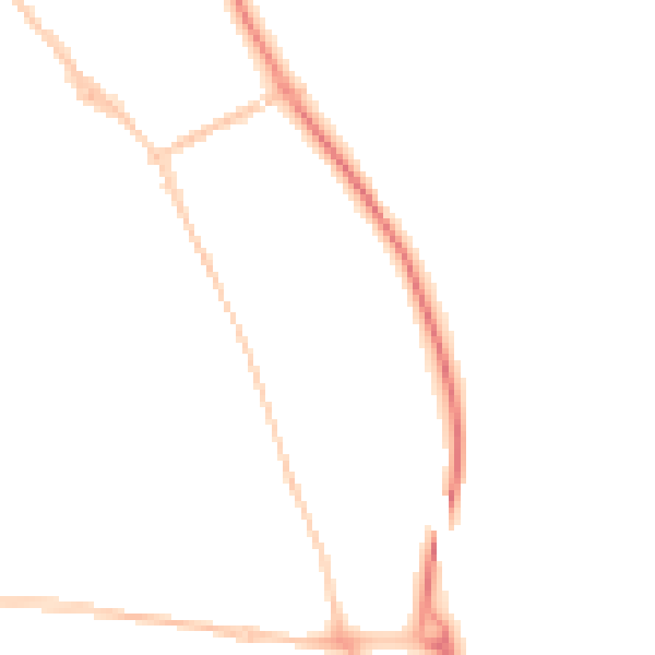 Night-time road noise heatmap for SR2 9SL