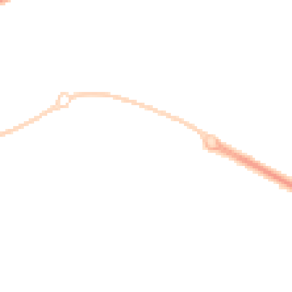 Night-time road noise heatmap for SR3 1AR