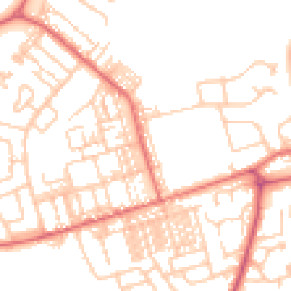 Daytime road noise heatmap for SR3 1AT
