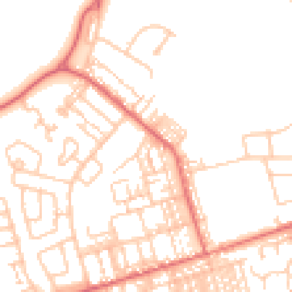 Daytime road noise heatmap for SR3 1AY