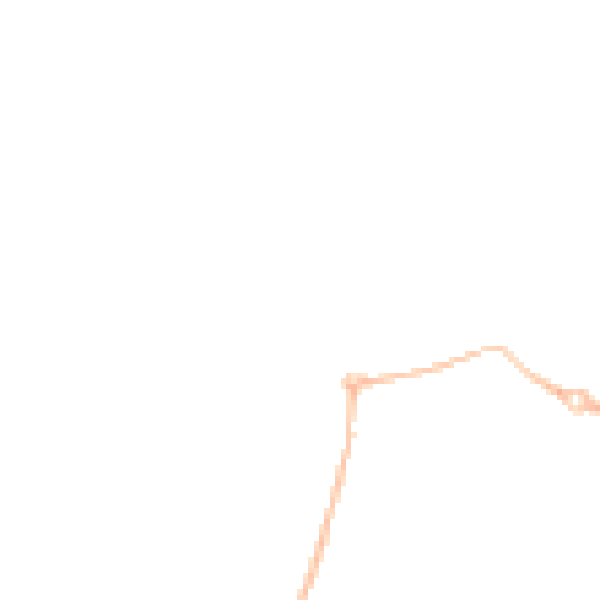 Night-time road noise heatmap for SR3 1DP