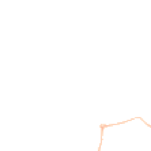 Night-time road noise heatmap for SR3 1DT