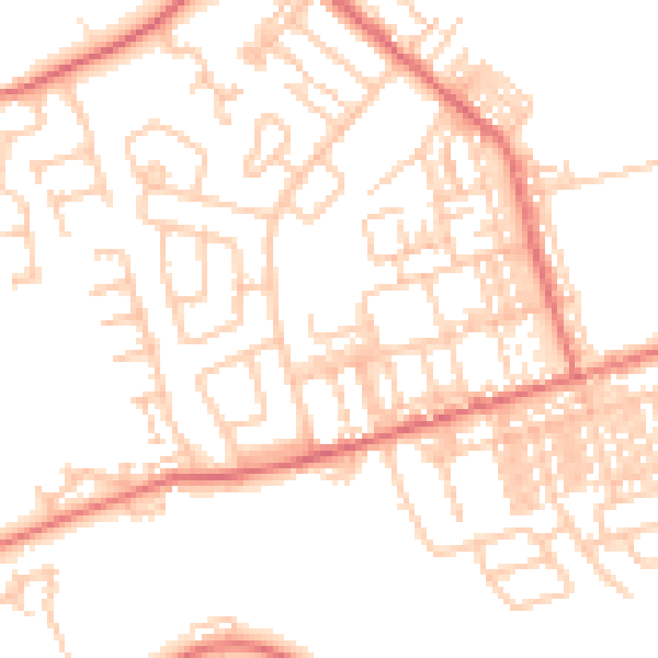 Daytime road noise heatmap for SR3 1ES