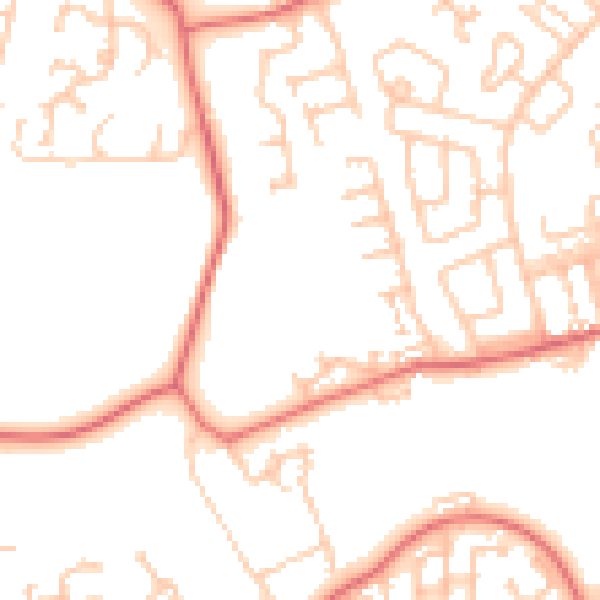 Daytime road noise heatmap for SR3 1FE