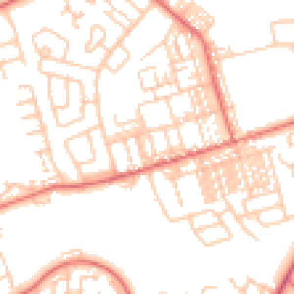 Daytime road noise heatmap for SR3 1HZ
