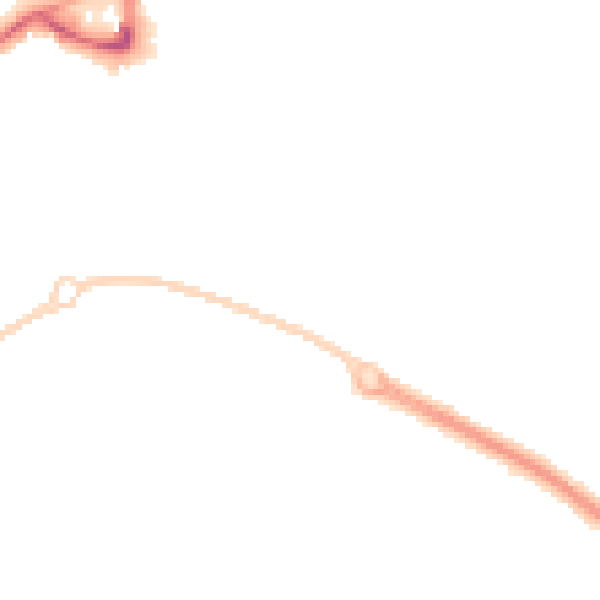 Night-time road noise heatmap for SR3 1LY